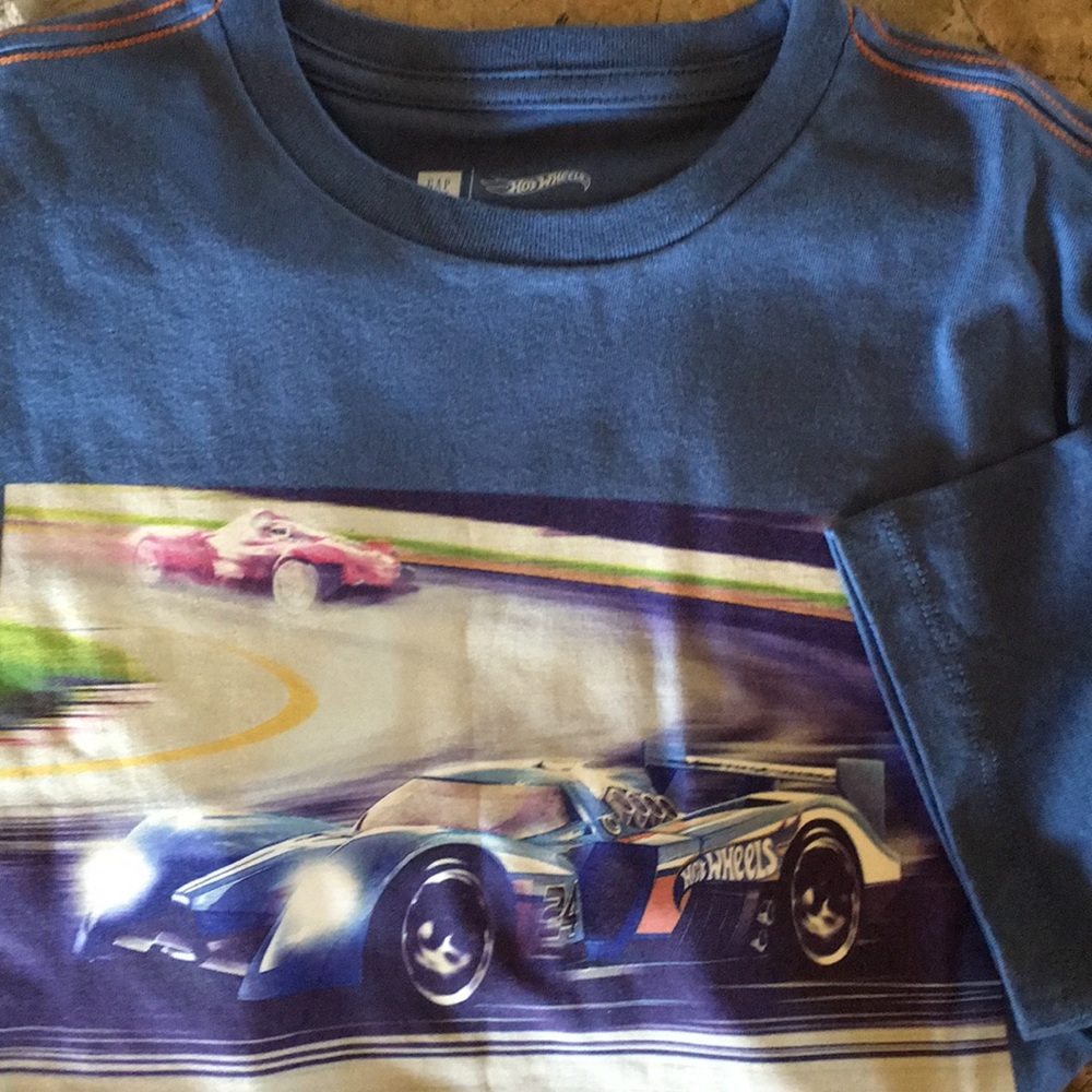 Boys, Gap blue hot wheels, t-shirt, XXL, 14-16